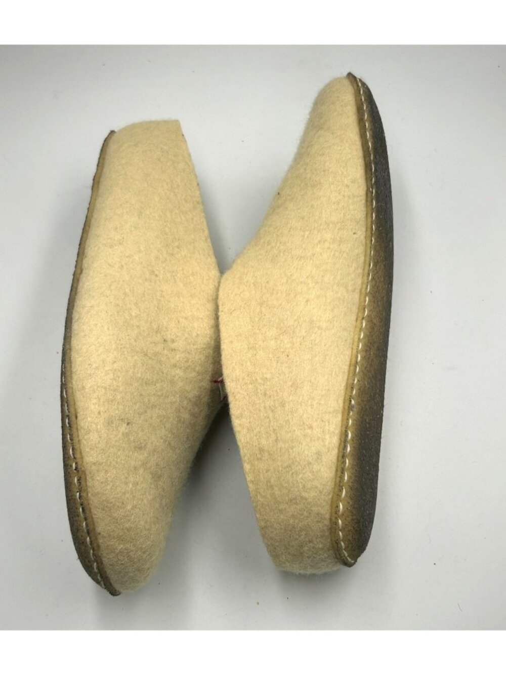 Baabuk Men's Vainilla Wool Felted Mel Slip-On Slippers Size 11 (44) 3298 - Picture 13 of 16